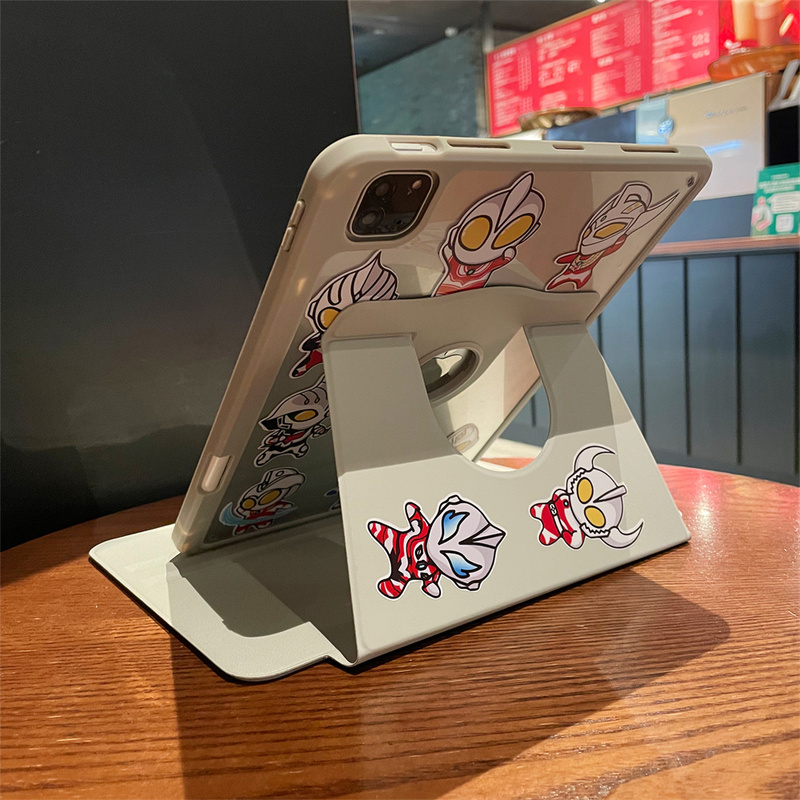2025 Ultraman 360-Degree Rotating Protective Case for Apple iPad 11Th Generation, iPad 7/8/9, 10Th Generation, 10.2inch Acrylic Pen Slot Anti-Bending, Pro 11 Soft Edge, Air 5/4/3 Hard Case, Mini 7/6 2025 Ultraman 360-Degree Rotating Protective Case for Apple iPad 11Th Generation, iPad 7/8/9, 10Th Generation, 10.2inch Acrylic Pen Slot Anti-Bending, Pro 11 Soft Edge, Air 5/4/3 Hard Case, Mini 7/6