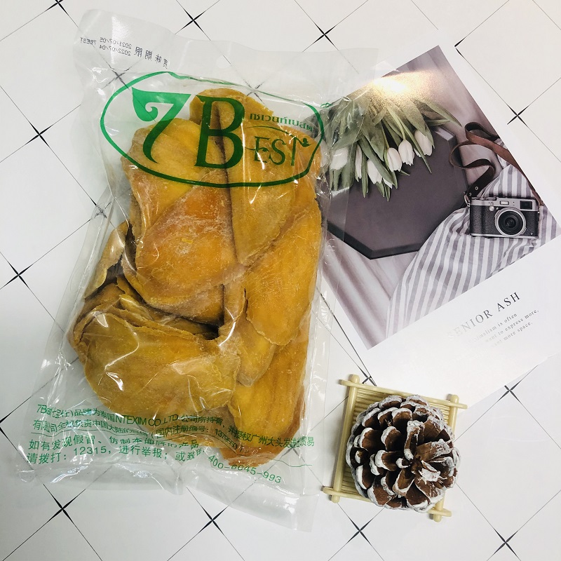 Thai Qibaoshi 7B Dried Mango 500g Thick Cut Net Red Casual Children's Snack Snack Candied Fruit Flavor