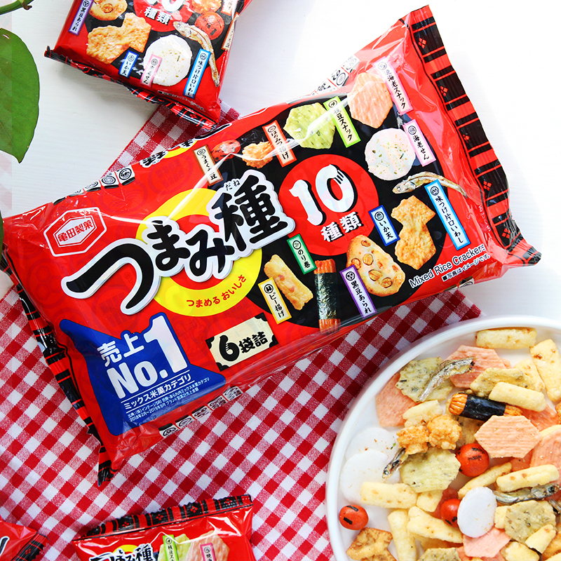 Spot Japanese Turtle Fish Fruit Casual 10 kinds of mixed fish peel fruit beans to pursue snacks