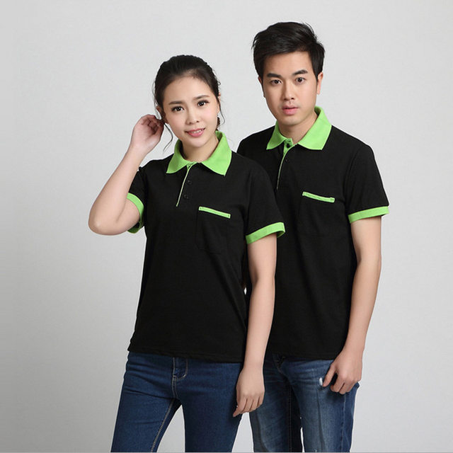 ຜ້າຝ້າຍແຂນສັ້ນ custom printed logo shirt custom advertising shirt custom cultural shirt custom polo uniform pure