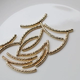 Изогнутая трубка, аксессуар ручной работы, аксессуары, браслет, ожерелье, 14 карат, DIY