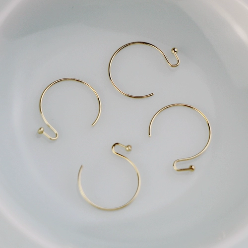 Золотые аксессуары, серьги, аксессуар ручной работы, 14 карат, DIY