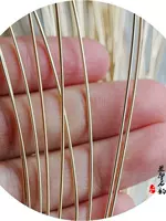 14-каратная позолоченная полутвердая медная проволока, сохраняющая цвет, 0,5/1 мм, глянцевая серебряная проволока, ювелирные изделия ручной работы, материал для намотки ювелирных изделий, ручная цепочка