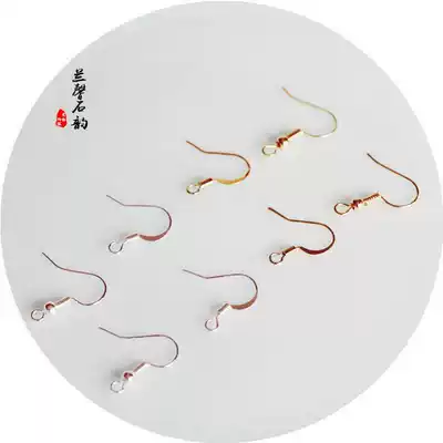 14K gold accessories color-preserving silver ear hook spring ear hook earrings production earrings earrings diy handmade jewelry accessories materials