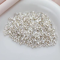 Пакет -Тяжелая серебряная трубка 2 мм 100 штук