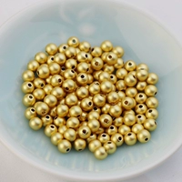 Матовые бусины, ожерелье, цепочка, браслет из бисера, 18 карат, DIY