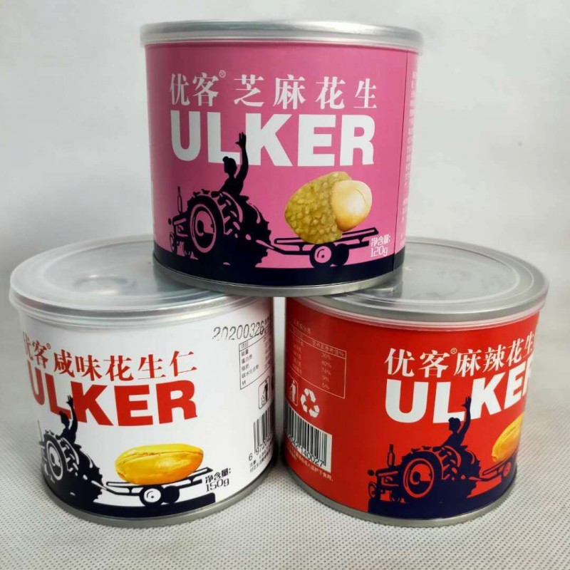 优客 芝麻花生米 120g*2罐 图4