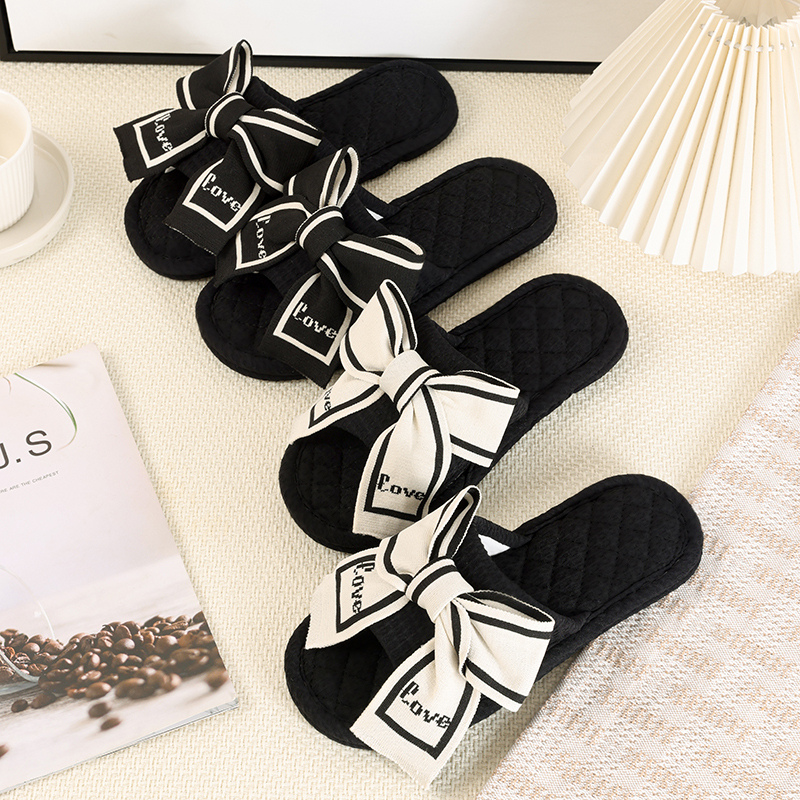 New All-Season Indoor Non-Slip Fabric-Soled Home Slippers for Women, Silent Wooden Floor Home Fabric Soft-Soled Slippers for Men