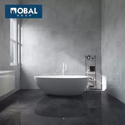 Rock board modern minimalist villa living room large board 800x2600 marble tile industrial wind TV background wall tiles