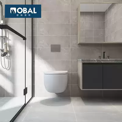 Toilet tile light luxury simple modern dressing room non-slip floor tiles kitchen wall floor tiles all-ceramic antique tiles