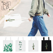 Ruo Suliang product homemade ins Super fire bag cactus literature and art Japanese forest female female shoulder crossbody canvas bag