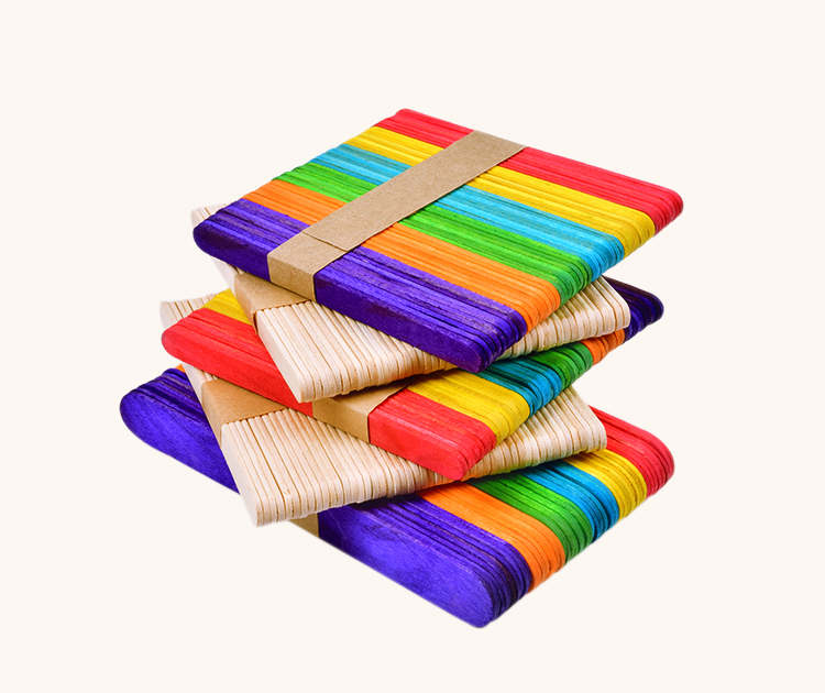 昊 Kem que tự làm thủ công Ice popsicle dính mô hình vật liệu popsicle stick trẻ em đồ chơi giáo dục sáng tạo thiết bị mầm non