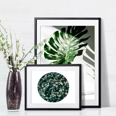 Solid Wood photo frame hanging wall stickers free of holes custom frame customized any size 4 open 2k8k poster mounting