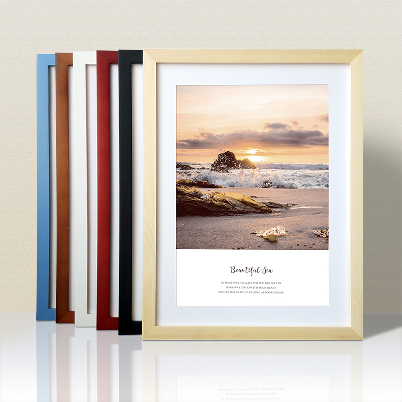 Large Solid Wood Photo Frame Hanging Wall Frame Decoration 24 