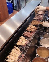 Smokeless purification barbecue truck barbecue grill stainless steel environmentally friendly flat suction hydroelectric smokeless barbecue machine commercial barbecue grill