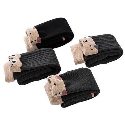 儿童女童加绒加厚秋冬宝宝打底裤