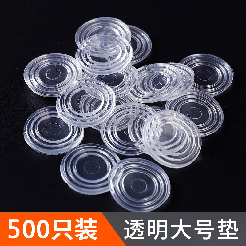 Mahogany coffee table tempered glass gasket transparent table suction cup silicone non-slip mat furniture installation glass under gasket