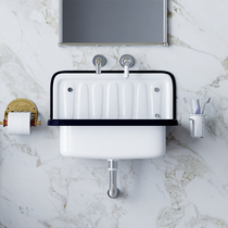 Export enamel retro industrial style loft personalized commercial bar restaurant small wall-mounted washbasin