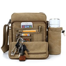 Mens bag sails cloth bag new Korean version Tide Bag Single Shoulder Bag Inclined Satchel Backpack Multifunction Casual Bag Large Capacity