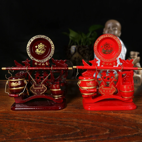 喜仓 Retro Redwood -Королевные большие потомки ведра набор свадебных туалетов вместе