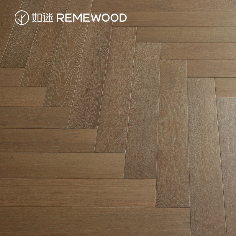 REMEWOOD, like a mythical flooring European oak scribble coffee colored whole birch environmentally friendly substrate solid wood composite floor