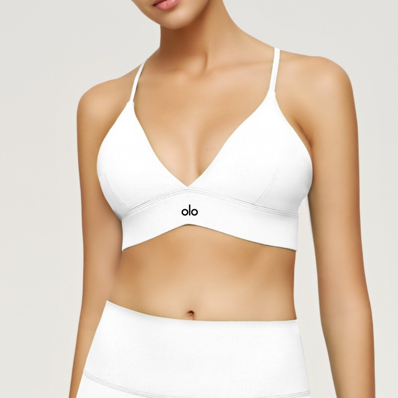 Olo High-Intensity Sports Bra for Women, Shock-Proof Yoga Quick-Drying Camisole, Running Fitness Sexy Backless Bra Top
