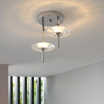 Star Lamp Ceiling Lamp Bauhaus Original Designer Style Aisle Lamp High-End Glass Bedroom Ceiling Crystal Lamp