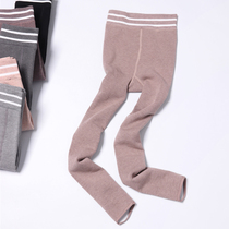 Winter New plus velvet padded padded pants women leggings trousers super elastic soft foot pants