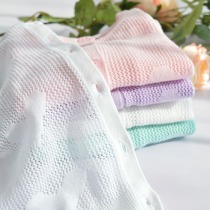 Baby knitted cardigan women 1-3 years old 5 baby coat Princess girls air conditioning shirt summer 4 sunscreen clothes ultra-thin section