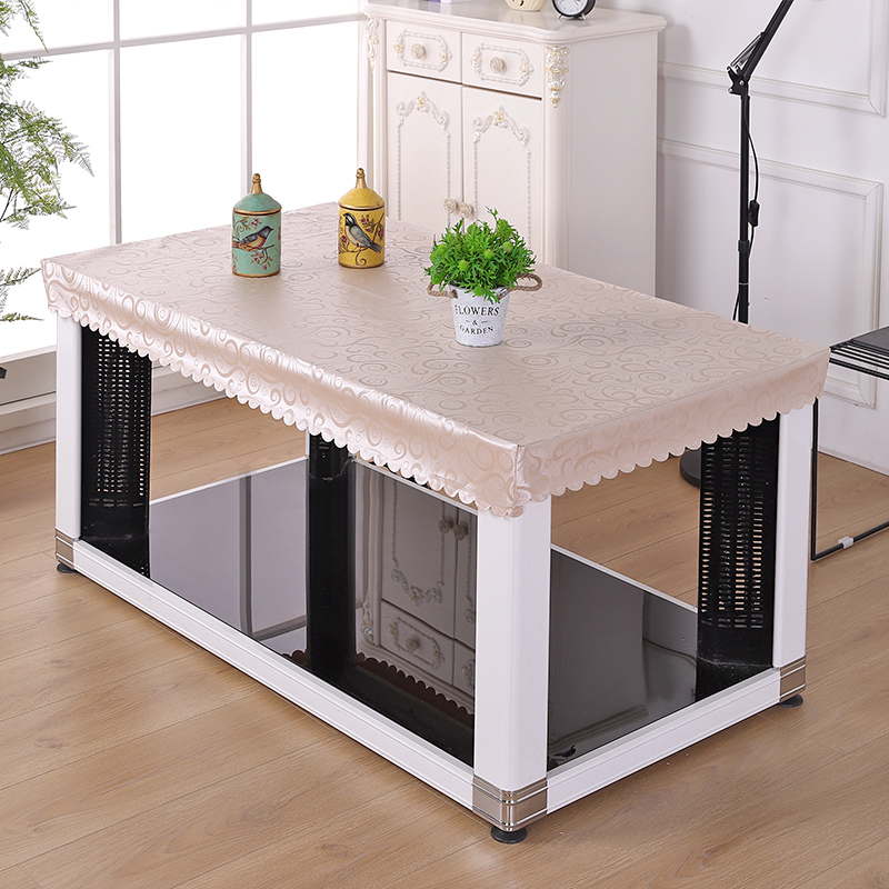 Coffee table Electric stove cover baking stove cover Desktop waterproof and oil-proof rectangular baking table leather cover table cover Baking stove cover cover