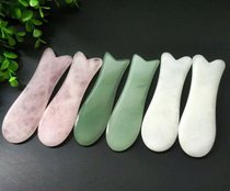 Jade Plate Fish-shaped Facial Face Neck Beauty Salon Body Massage Stick Full Body General Eye Dial Gluten Scraping
