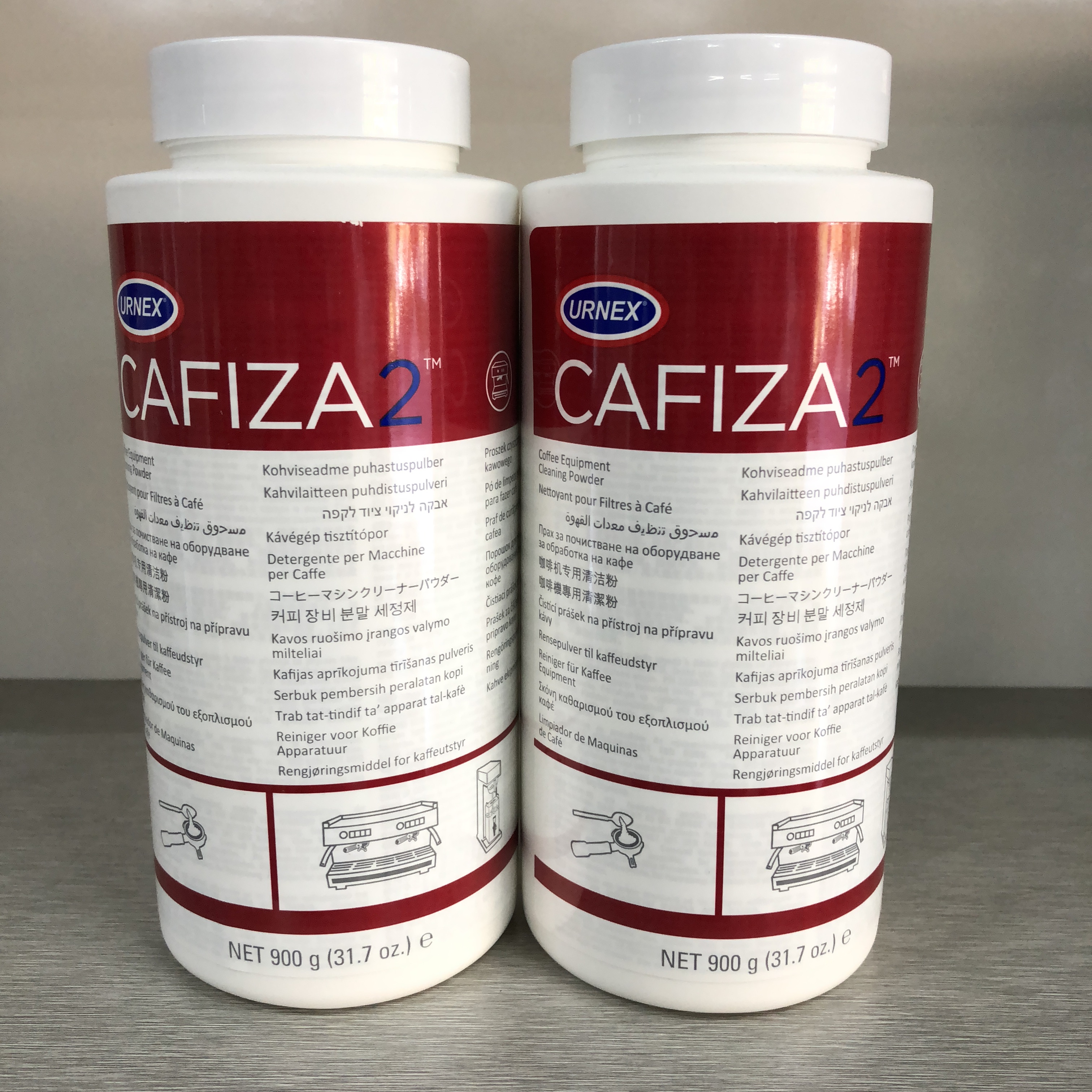 USA URNEX Cafiza2 COFFEE MACHINE CLEANING POWDER 900 gr LOADING CLEANING POWDER FOR CLEANING POWDER