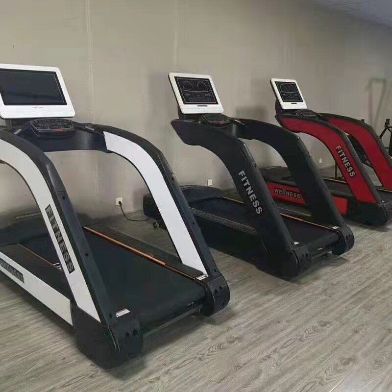 Commercial Home Electric Treadmill Multifunction Silent Shock Absorbing Plus Broadband Fitness Room Unpowered With Aerobic Fitness Equipment