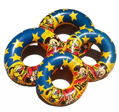 New thickened mickey ring wholesale children's adult swimming ring lifebuoy buoyancy ring learning swimming equipment