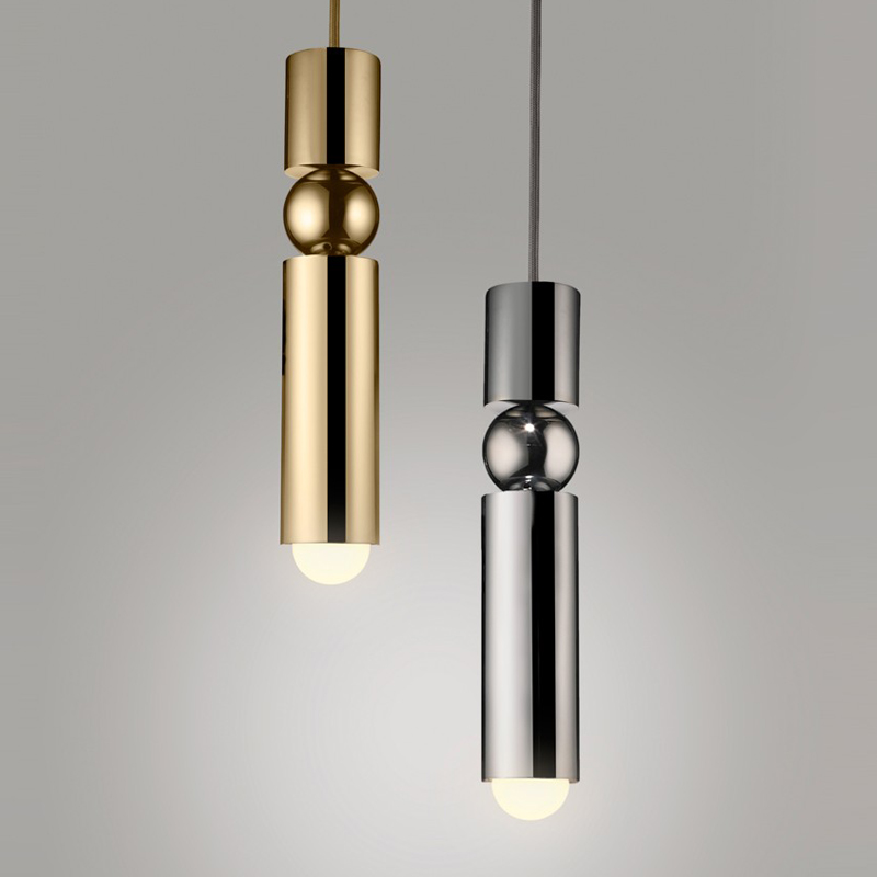 Modern bedroom bedside chandelier simple Nordic clothing store cafe retro dining room window metal small chandelier