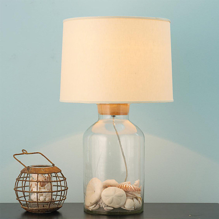 American country retro glass table lamp bedroom bedside European living room French pastoral modern IKEA creative