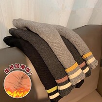 Girls winter plus velvet leggings baby wear one-piece velvet padded cotton children's foreign style warm pants