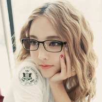 South Korea ultra-light tr90 small face glasses frame female tortoiseshell BAO WEN small frame glasses frame Eye black frame can be equipped with myopia men