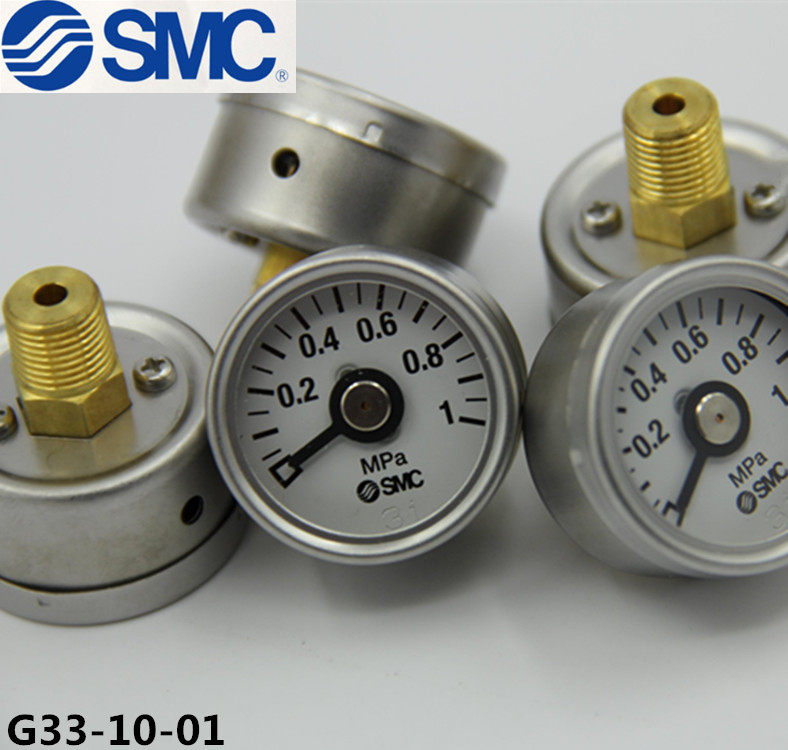 Japanese original SMC pressure gauge G33-10-4-2-01 G43-10-4-2-01 stainless steel pressure gauge