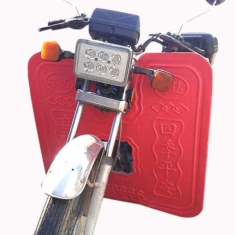 125 Locomotive front insurance carry foam windshield curved beam locomotive Harley locomotive universal fender leg guard windproof warm