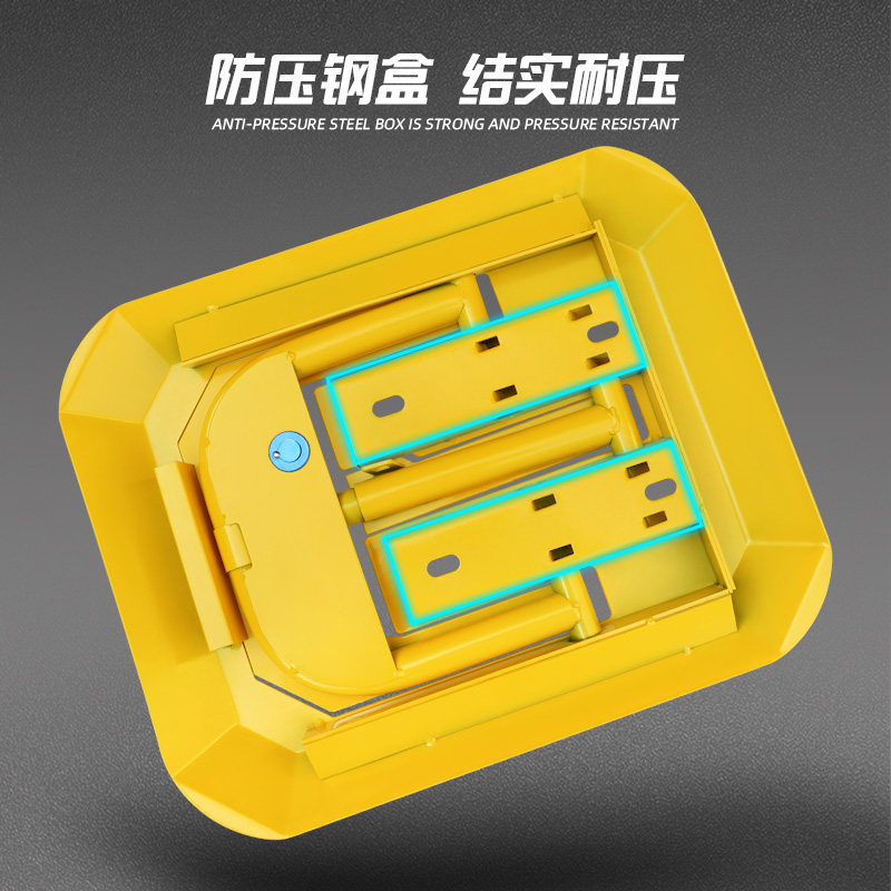 Lantes Parking Space Lock Parking Space Floor Lock Thickeneded Anti-Collision Parking Pile Car Garage Anti-Occupancy Artifact Without Punching