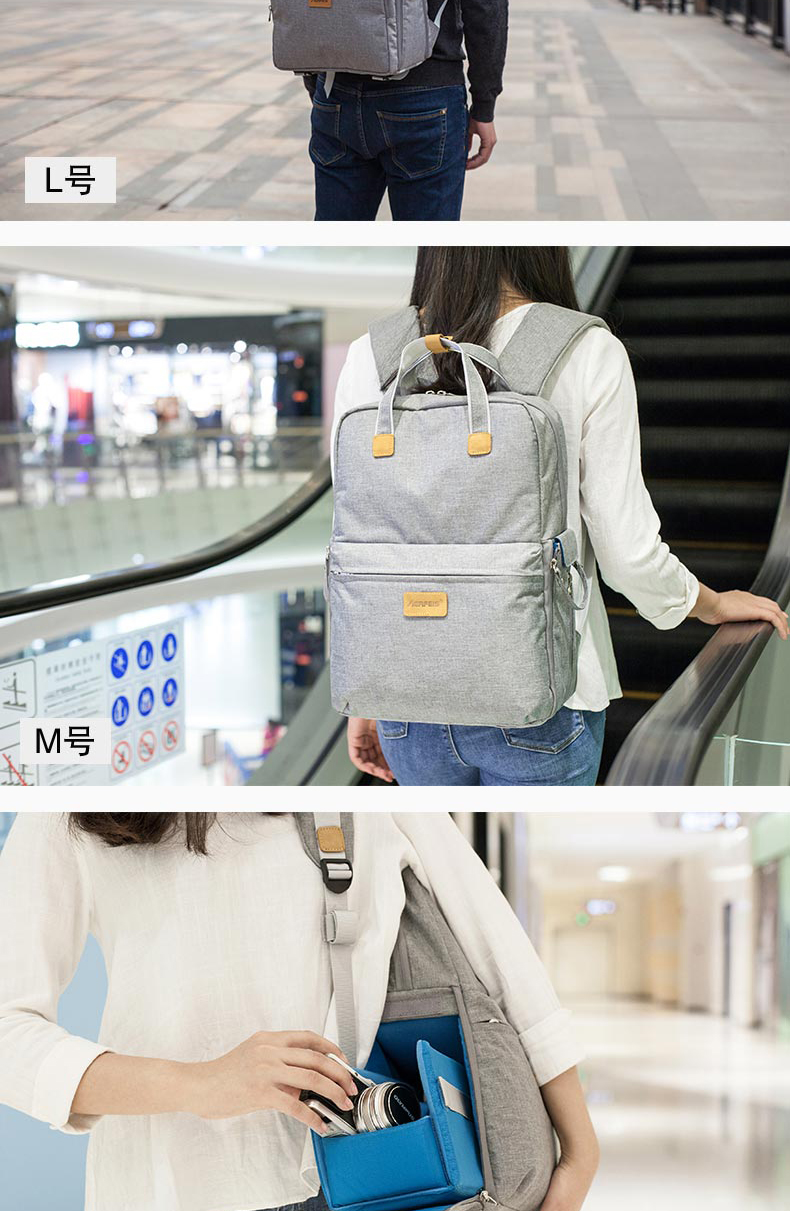máy ảnh SLR đàn ông vai túi ba lô và phụ nữ có công suất lớn cầm tay đơn vi túi máy ảnh Canon Nikon canvas ngoài trời - Phụ kiện máy ảnh kỹ thuật số túi đeo chéo máy ảnh