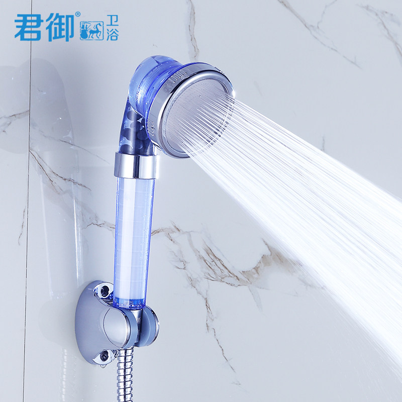 In addition to rust nano PP cotton swab filtration Adjustable gear shower pressurized spray head Shower pregnant woman cleaning spray head