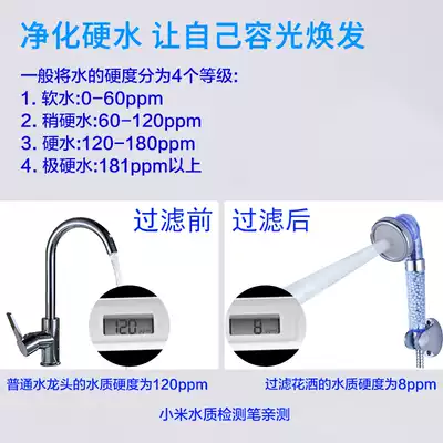 International Direct Mail universal softened water filter hard water UK European shower nozzle adjustment bath shower soft water