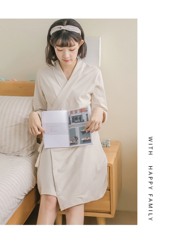 Phong cách Trung Hoa váy ngủ nữ mùa thu gợi cảm ren retro đồ ngủ cotton dài tay công chúa trang phục váy ngủ váy ngủ cao cấp