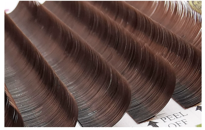 Để màu caramel tốt nhất mờ đôi lông rậm lông phẳng tự nhiên mềm mại dày đặc trồng ghép lông mi giả - Lông mi giả keo kích mí the face shop
