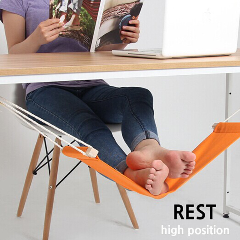 Small hammock under the desk Foot hammock Rest feet to relieve foot fatigue