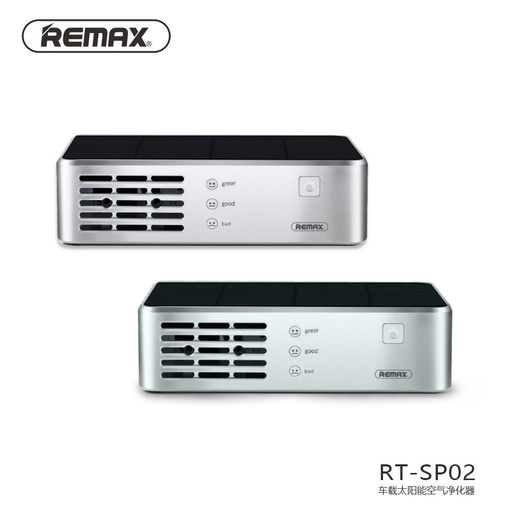 REMAX RT-SP02 Solar car air purifier aromatherapy in addition to formaldehyde smoke PM2 5
