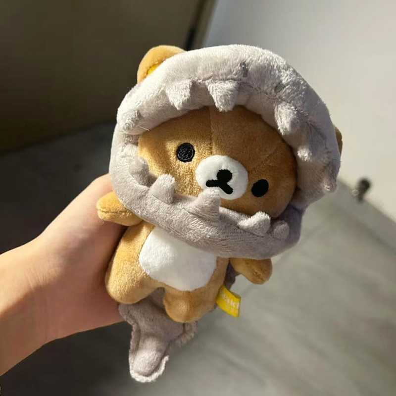 Japanese-Style Dinosaur Doll Clothes Rilakkuma Bag Pendant Doll Plush Backpack Decoration Best Friend Gift for Girls Japanese-Style Dinosaur Doll Clothes Rilakkuma Bag Pendant Doll Plush Backpack Decoration Best Friend Gift for Girls