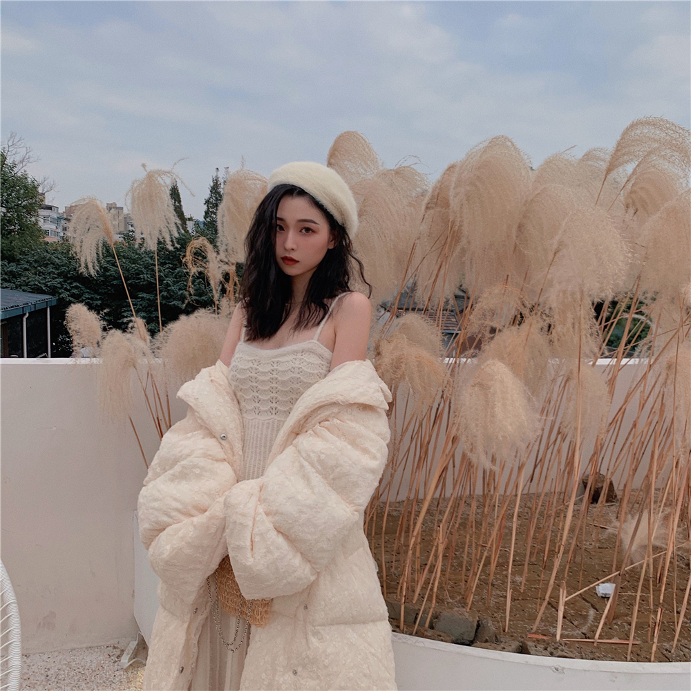 WALKINDARK] Walking quilt Lace white duck down jacket women's winter new coat coat